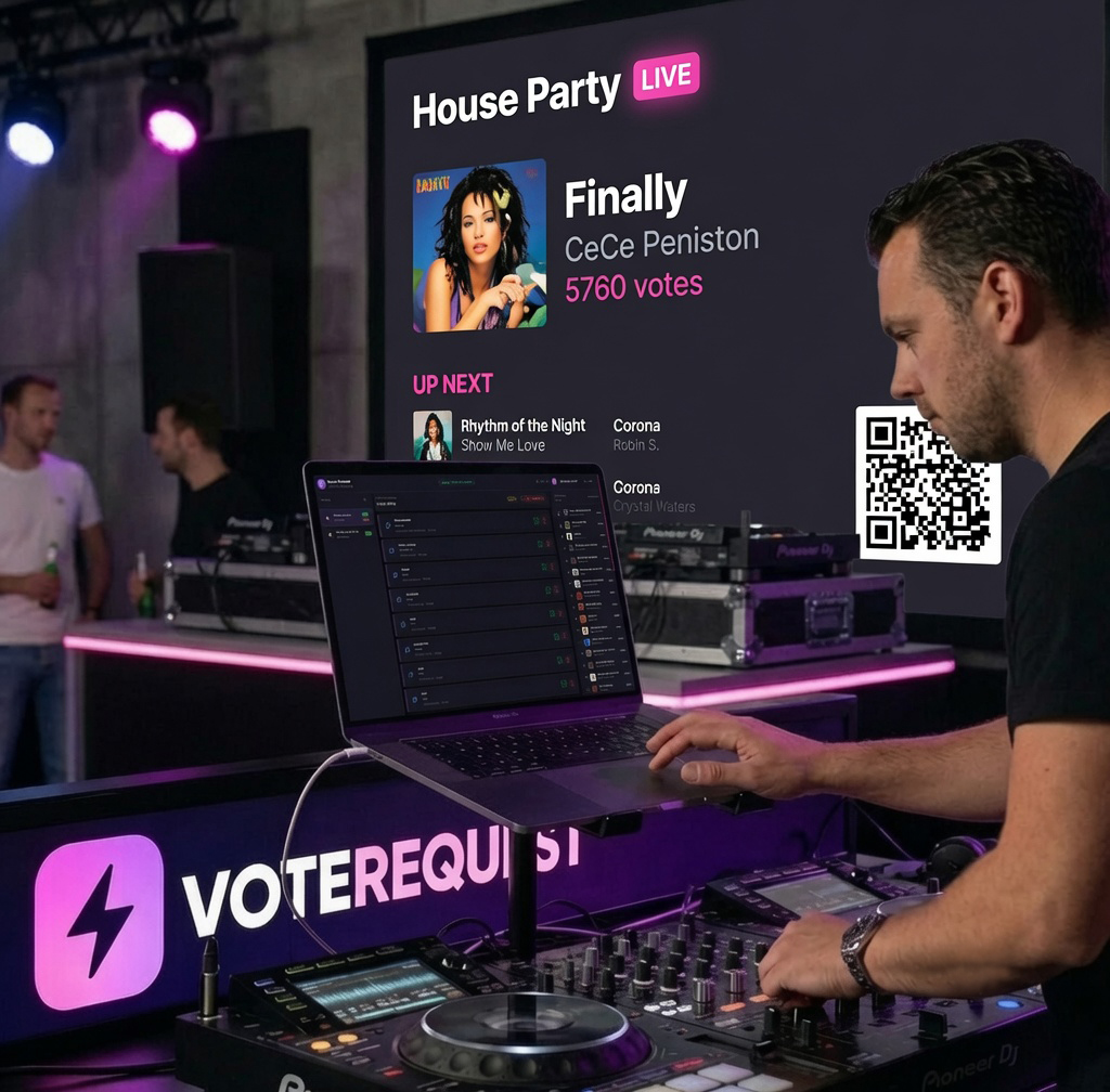 VoteRequest DJ Live Command Workflow